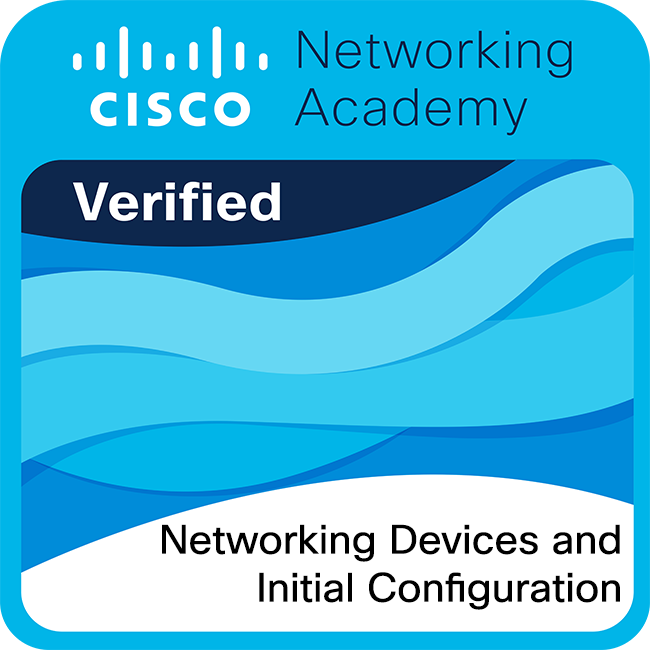 Networking Devices and Initial Configuration
                    Issued by Cisco